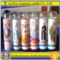 7--14 days glass jar religious candle